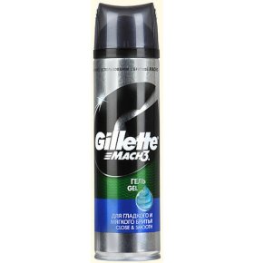 Гель для бритья Gillette Mach3 Close and Smooth 200мл