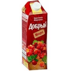 Морс Добрый виноград-клубника-брусника-морошка 1л