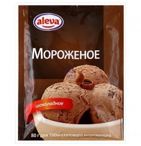 Мороженное шоколадное Aleva 80 гр