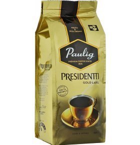 Кофе в зернах Presidentti Gold Label Paulig 250 гр