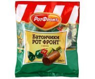 Конфеты Батончики с орехами Рот-Фронт 250 гр