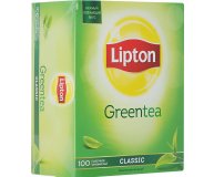 Чай зеленый Байховый Classic green Lipton 100 пак