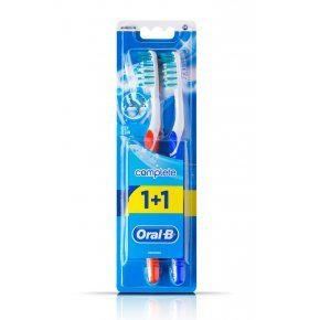 Щетка зубная Oral-B Complete Clean40 средняя 1+1бесплатно 1шт