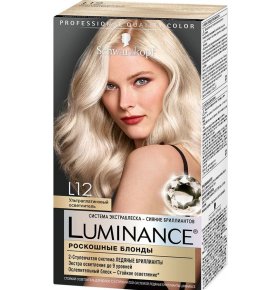 Краска для волос Luminance Color Ультра платиновый осветлитель L12 Schwarzkopf 145 мл