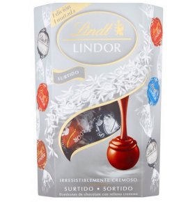 Набор конфет Серебряный корнет Lindt Lindor 200 гр