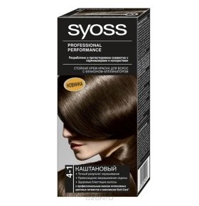 Краска для волос Syoss Color 4-1. каштановый 1шт