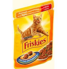 Корм для кошек Friskies с курицей 100г