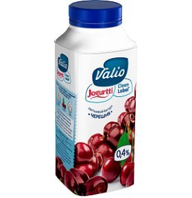 Йогурт питьевой черешня 0,4% Валио 330 гр