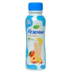 Напиток йогуртный Нежный с соком персика 0,1% Campina 285 гр