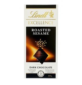 Шоколад темный Excellence с кунжутом Lindt 100 гр