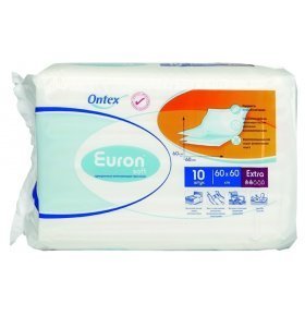 Простыни впитывающие Euron Soft Extra 60 х 60 Ontex 10 шт