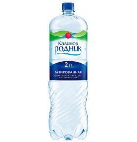 Вода минеральная питьевая газированная Калинов родник 2 л