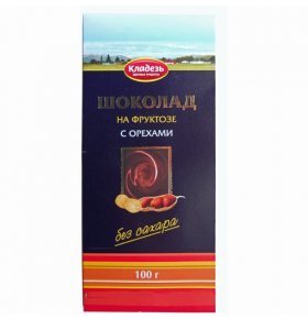 Шоколад с орехами на фруктозе Кладезь 100 гр