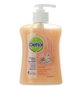 Жидкое мыло Питание с ромашкой и увлажняющим молочком Dettol 250 мл