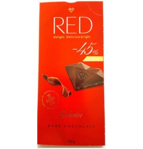 Классический темный шоколад Red 100 гр