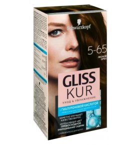 Краска для волос Уход и Увлажнение Лесной орех 5-65 Schwarzkopf Gliss Kur 1 уп
