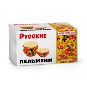 Пельмени Русские в коробке Морозко 0,5 кг