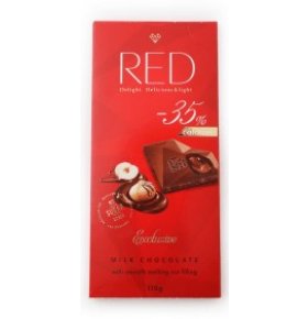 Молочный шоколад орех Red 110 гр