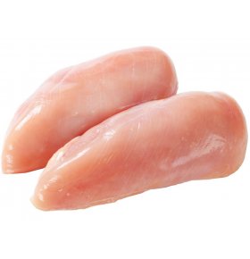 Цыпленок бройлер филе с грудки замороженное подлложка вес 1 кг