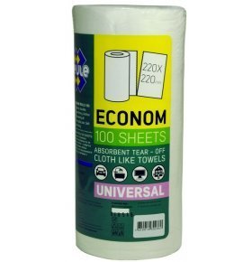 Салфетка для уборки Econom в рулоне 22 х 22 см Meule 100 шт