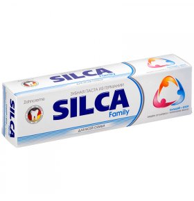 Зубная паста Silca от кариеса для всей семьи, 100 г