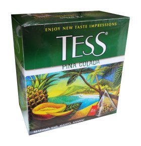 Чай зеленый байховый Tess Pina Colada 20х1,8г