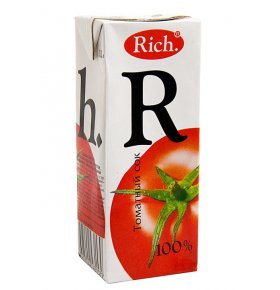 Сок Rich томатный с солью, 0,2 л