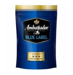 Кофе Blue label растворимый Ambassador 75 гр