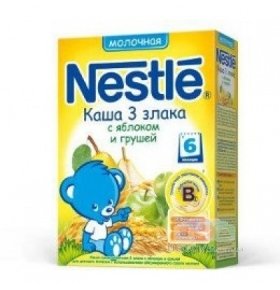 Каша Nestle Помогайка Груша Яблоко 200г