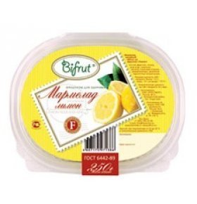 Мармелад лимон дольки на фруктозе Bifrut 250Г