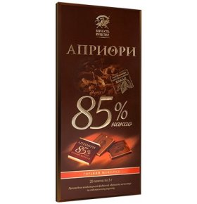 Шоколад горький 85% Априори 100Г