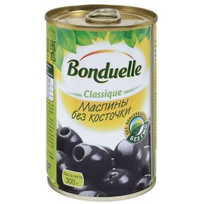 Маслины без косточки Bonduelle 300 гр