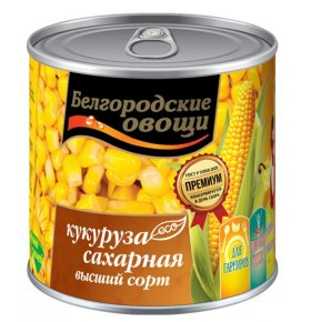 Кукуруза сладкая Белгородские овощи 400 гр