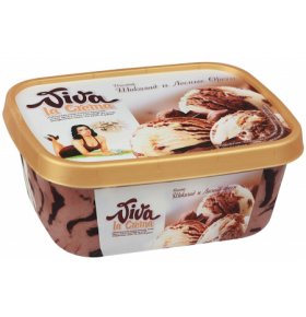 Мороженое Viva La Crema Шоколад и Лесные орехи 1000 мл