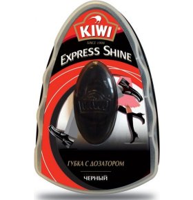 Губка-экспресс Черная с дозатором Kiwi 1 шт