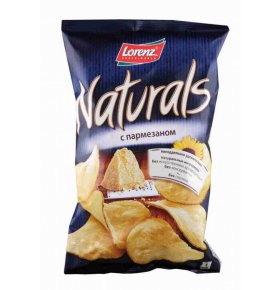 Чипсы Naturals картофельные с пармезаном Lorenz 100 гр