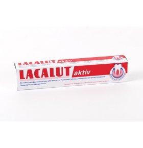 Зубная паста aktiv Lacalut 75 мл