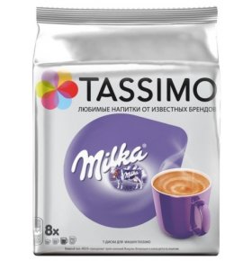 Какао в капсулах какао Tassimo Milka 240 гр