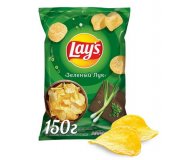 Чипсы картофельные со вкусом зеленого лука Lay's 150 гр