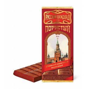 Шоколад Русский шоколад молочный пористый 90 гр
