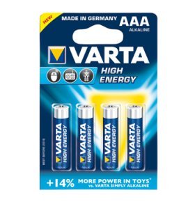 Батарейки Varta High Energy ААА 4 шт