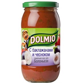 Соус для Болоньезе с баклажанами и чесноком, томатный Dolmio 500 г