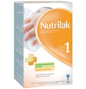 Молочная смесь 1 с рождения Nutrilak 350 гр