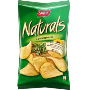 Чипсы Naturals картофельные с розмарином Lorenz 100 гр