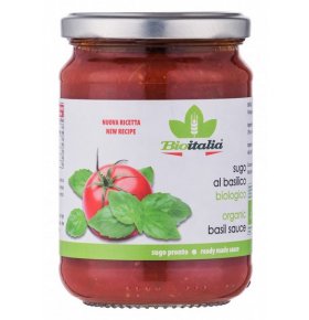 Соус томатный с базиликом Bioitalia 350 мл