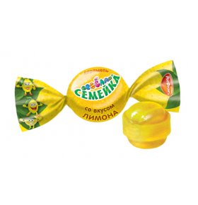 Карамель Веселая семейка Лимон 1 кг