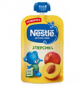 Фруктовое пюре Персик Nestle 90 гр