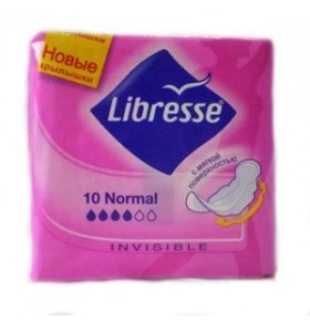 Прокладки Libresse Invisble Clip Normal 10шт/уп