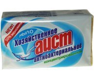 Мыло хозяйственное концентрированное антибактериальное Аист 200 гр