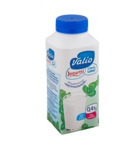 Йогурт питьевой натуральный 0,4% Valio 0,75 л